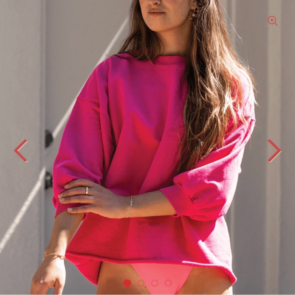 Hot Pink Sports & Rec Sweatshirt from Left on Friday